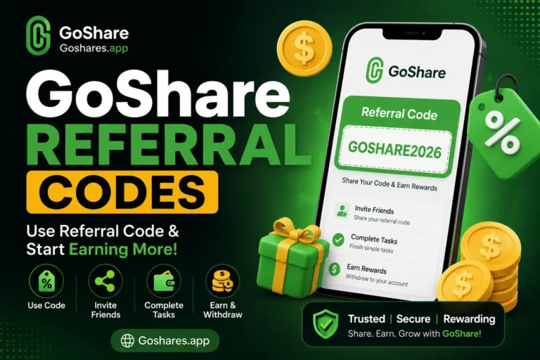 GoShare Referral Code 100% Working Invitation Code 2026